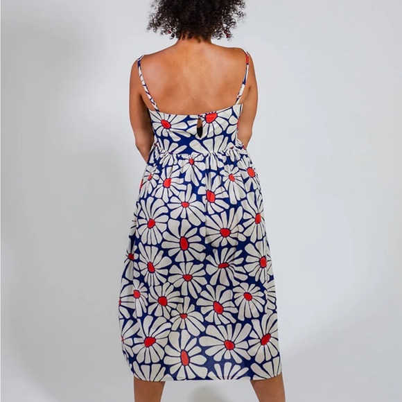 Mata Traders Sofia Midi Dress in Navy Floral in size XL - Picture 4 of 13